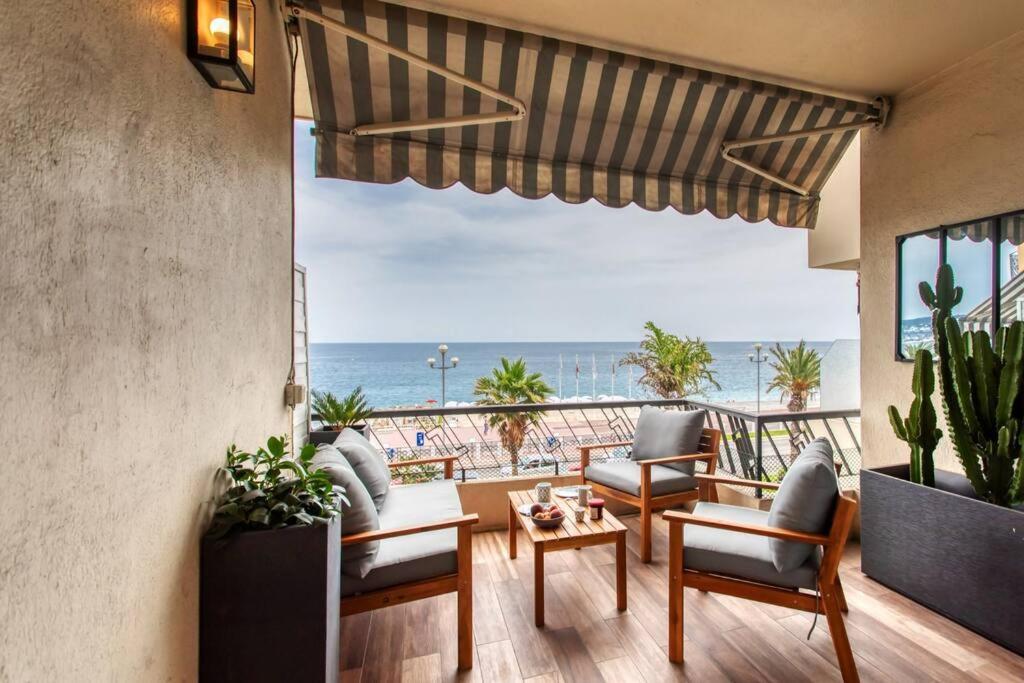 L39 Promenade Des Anglais, Vue Mer/terrasse&wifi Appartamento