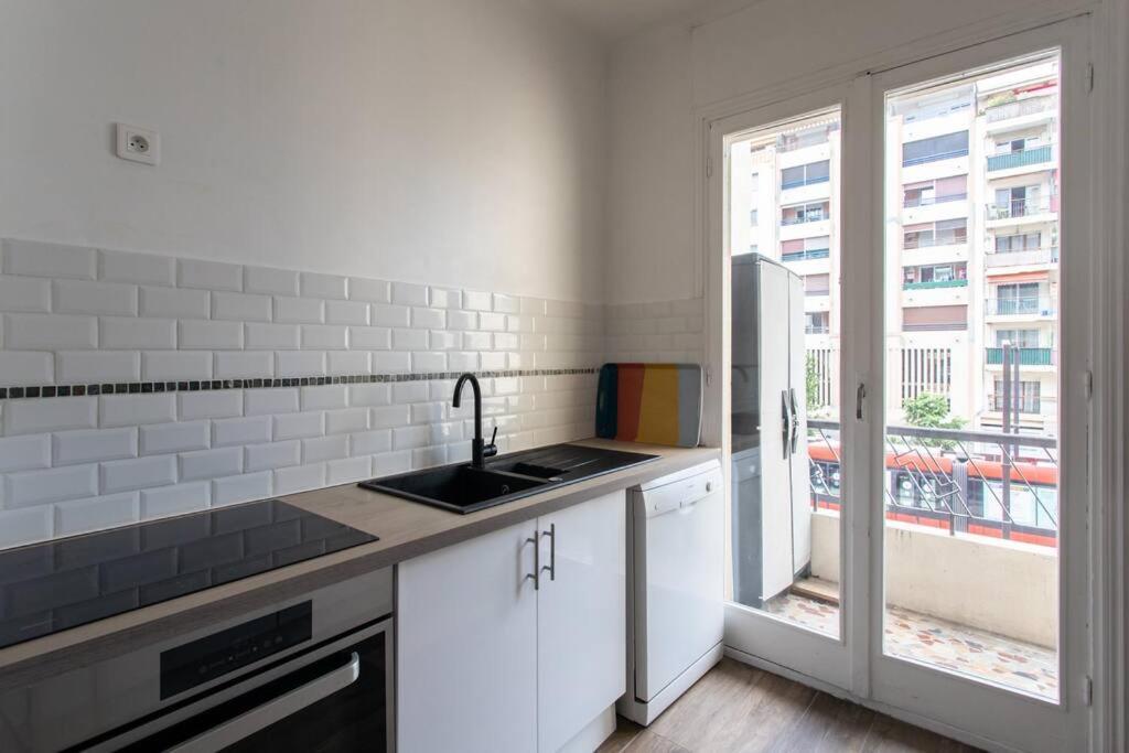 L39 Promenade Des Anglais, Vue Mer/terrasse&wifi Nizza
